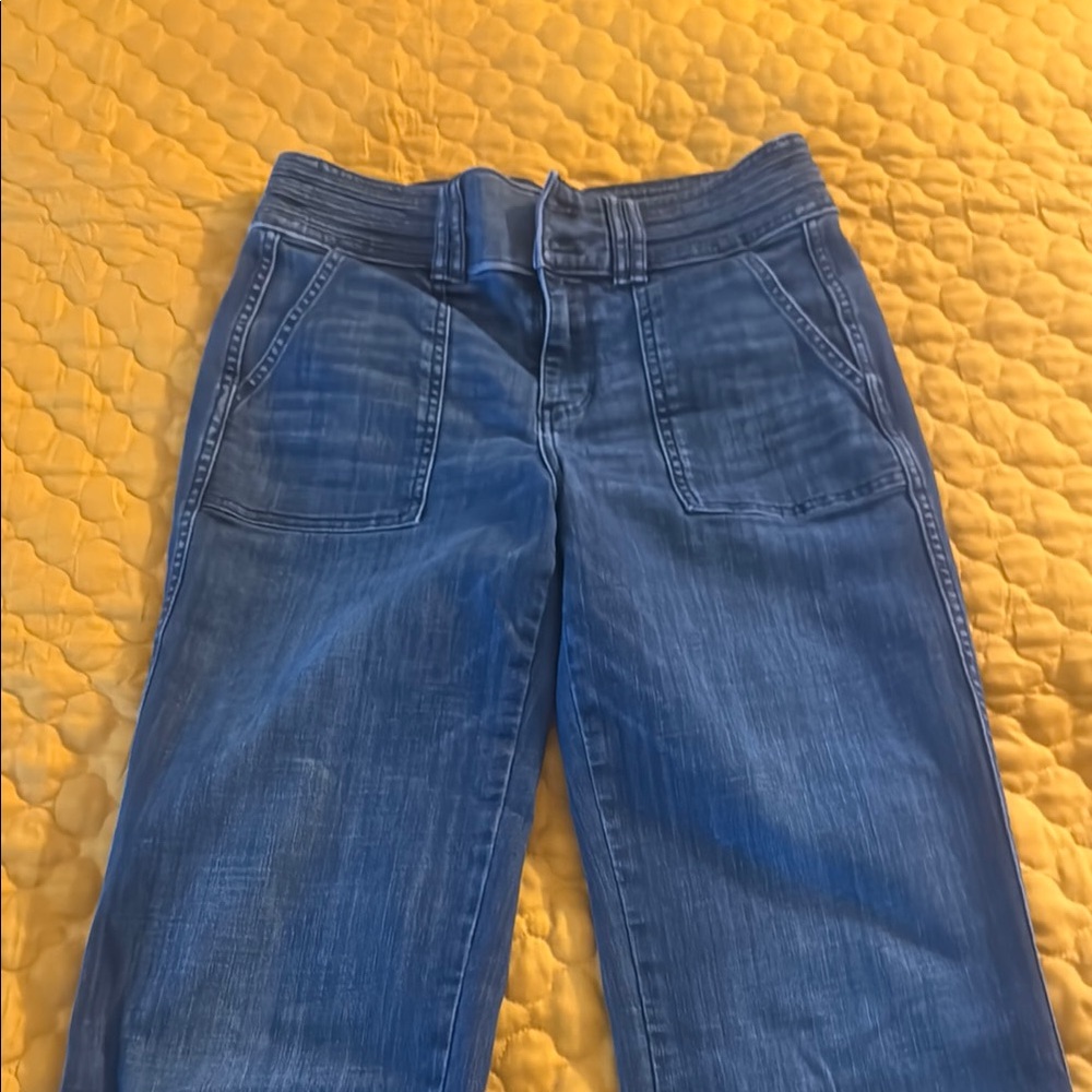 White House Black Market Indigo Flare Jeans